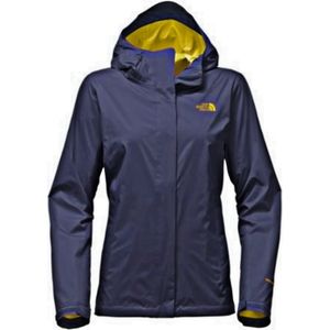 THE NORTH FACE WOMEN'S VENTURE 2 JACKET DARK EGGPLANT PURPLE YELLOW LINING